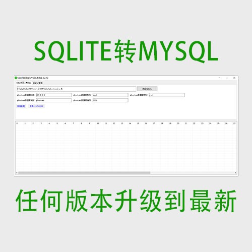 pbootcms sqlite转mysql工具，任意版本的sqlite升级到最新版mysql