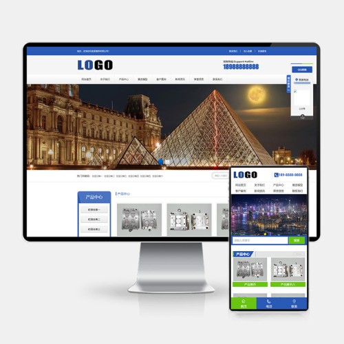(PC+WAP)建筑电机模型营销型网站模板